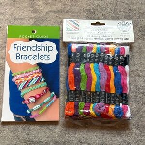 Friendship Bracelet Craft Kit with Colorful Threads